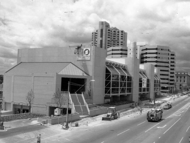 The Convention Centre undergoing completion in 1987.