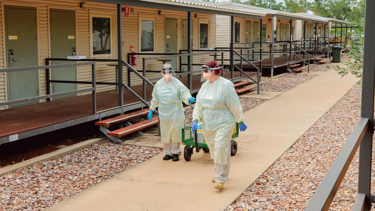 The Howard Springs quarantine facility. Picture: Glenn Campbell