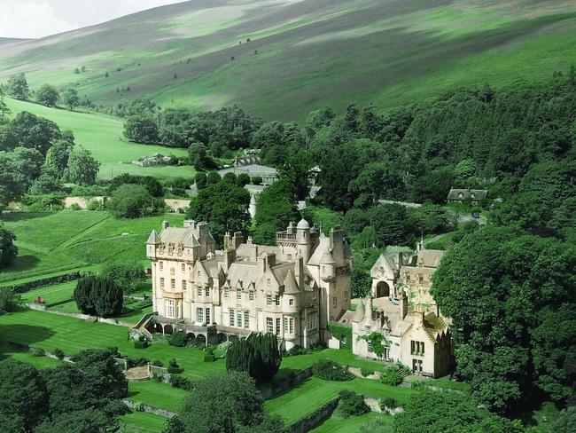 Her first stop was this incredible castle in Scotland. Picture: Sorelle Amore