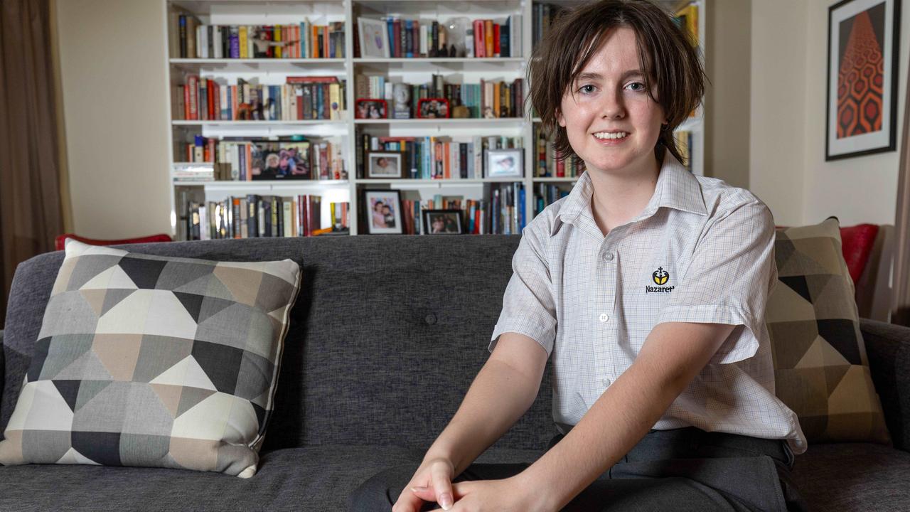 Teen Parliament student Toby wants to create change. Picture: Ben Clark