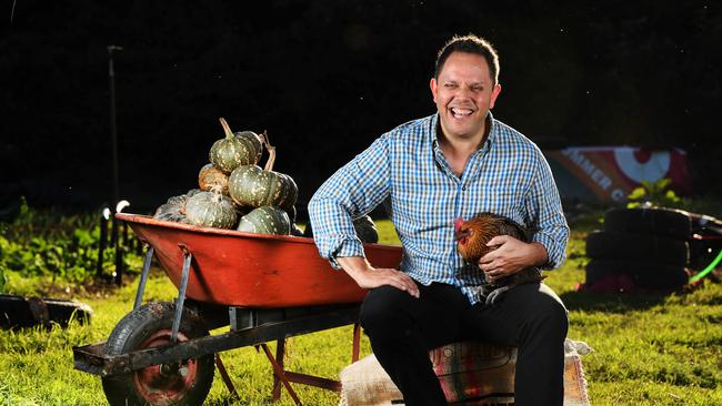 Chef Alastair McLeod at Loop Growers, Draper. Picture: Tara Croser.