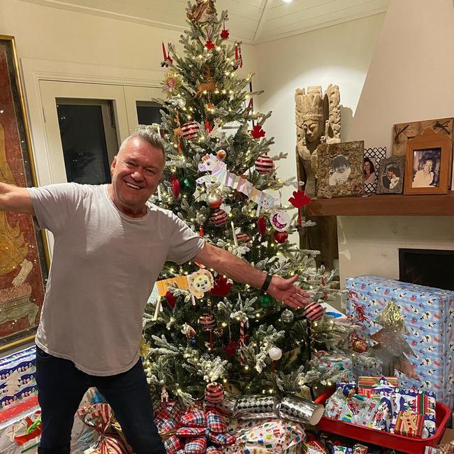 Jimmy Barnes celebrating Christmas. Picture: Instagram