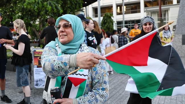 Protesters of all ages showed up in support. Picture: NCA NewsWire/Tertius Pickard