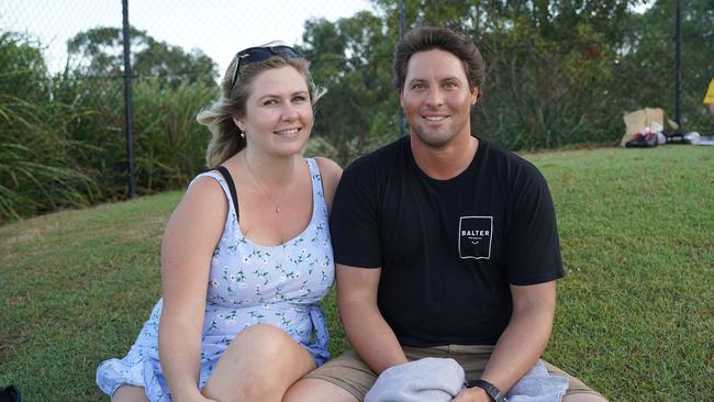 Tyla Nash and Jarryd Eaves at the Sunshine Coast Stadium in Bokarina on Sunday, February 12, 2023. Picture: Katrina Lezaic