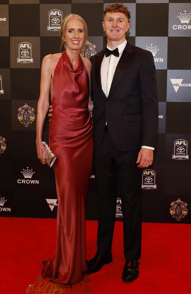 Tom Green and his mum Melanie Green. Picture: Michael Klein