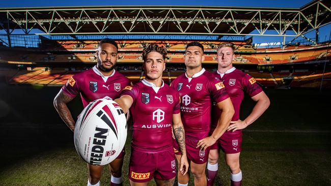 2023 Queensland State of Origin players pictured at Suncorp Stadium. Picture: Nigel Hallett