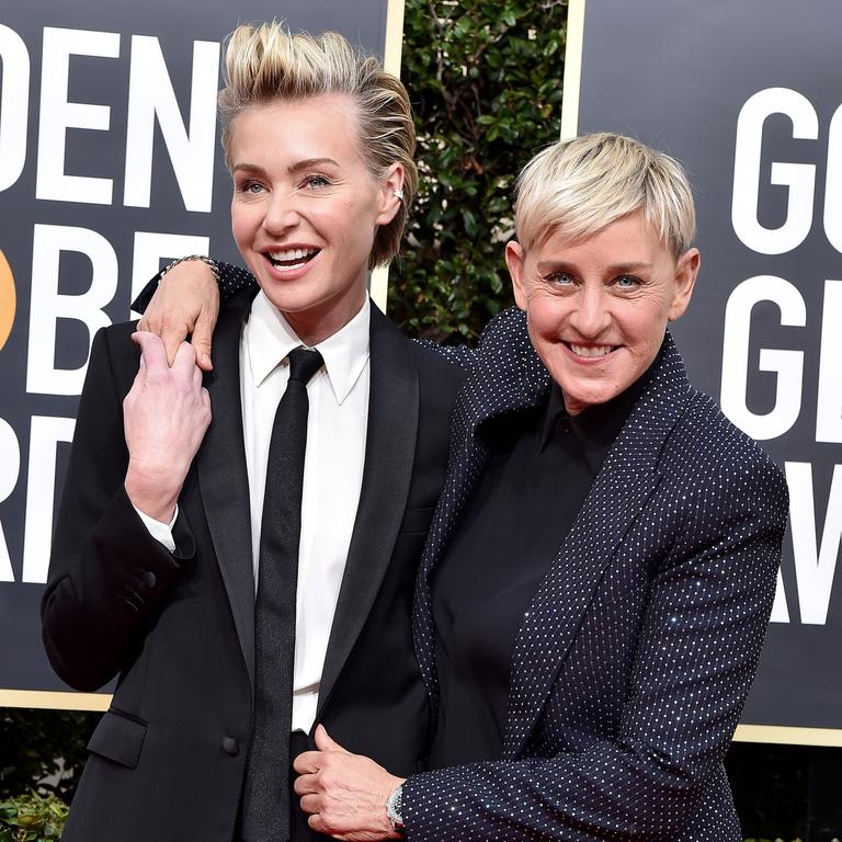 Portia de Rossi (left) and Ellen DeGeneres. Picture: Axelle/Bauer-Griffin/FilmMagic