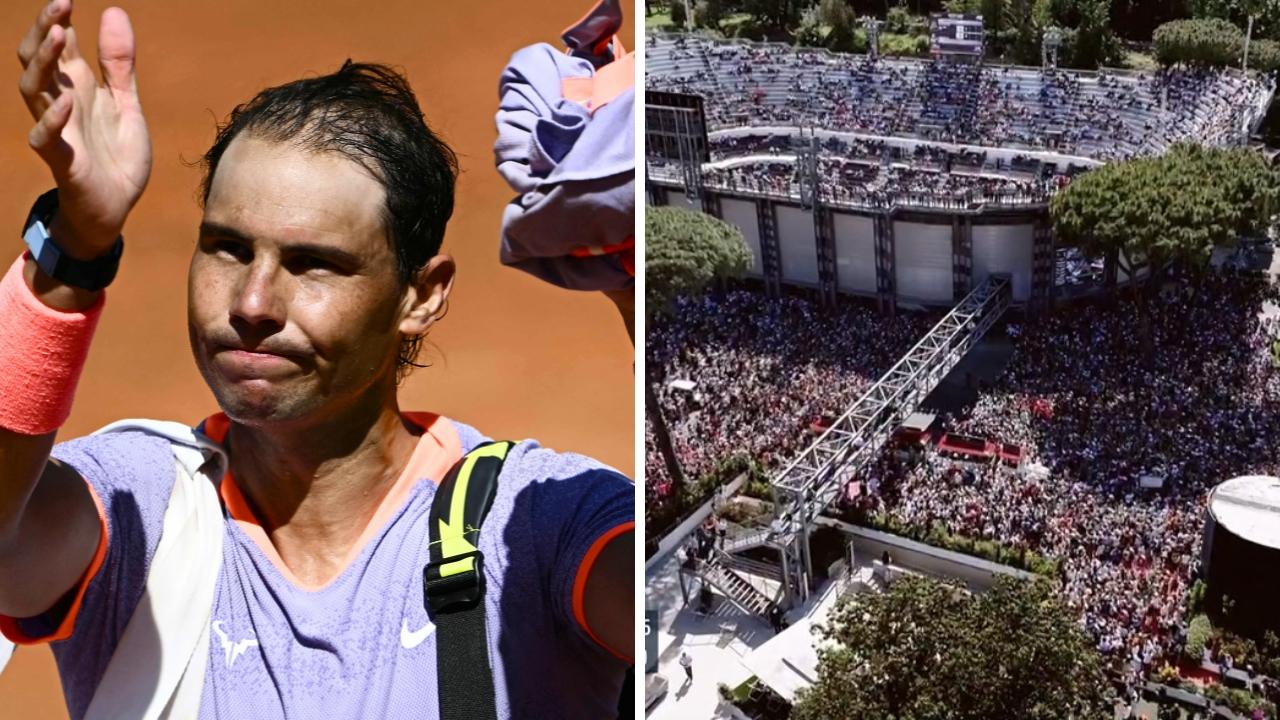Lächerliche Szene, als Rafael Nadal sich beim Rome Masters verabschiedet