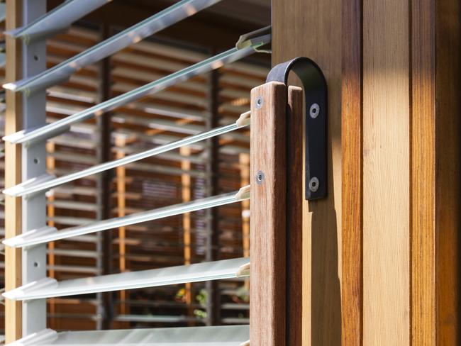 Louvre windows, as in this house by Clinton Cole of C+C Architectural Workshop, are excellent for letting controlling the flow of air through the home.