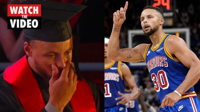 Stephen Curry graduates and is inducted into Hall of Fame at former college