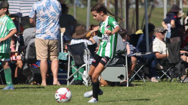 Burdekin FC junior footballer Sari Oar. Picture: Burdekin FC