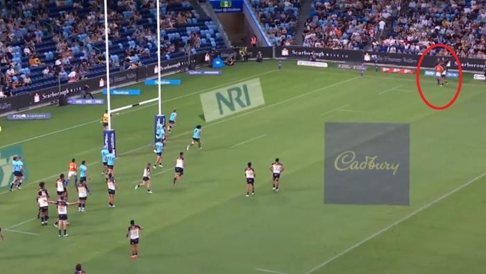 The Waratahs were caught napping as the Brumbies scored a sneaky try.