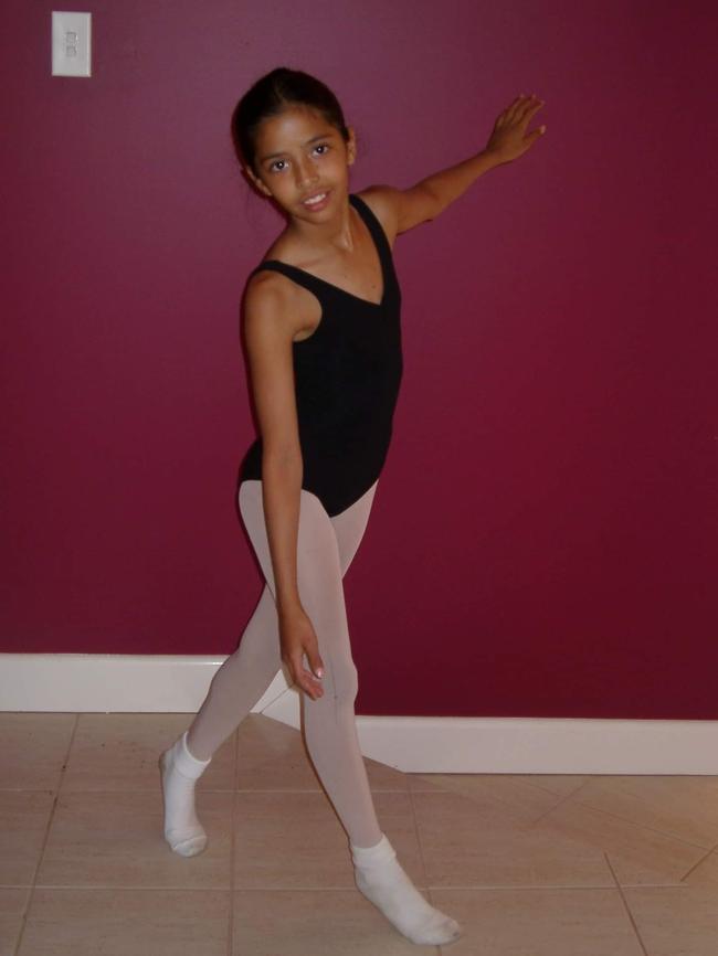 The young Jaz finding her passion in dancing. Picture: SUPPLIED