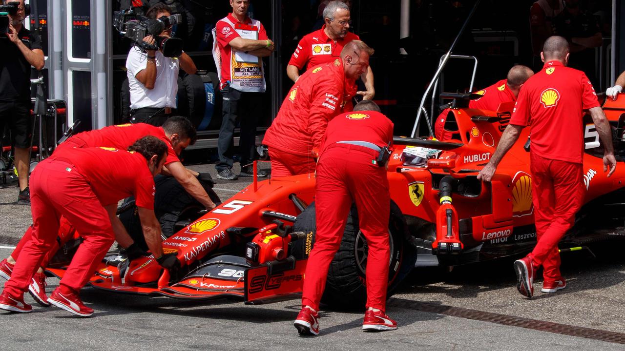 Things aren’t happening for Ferrari.