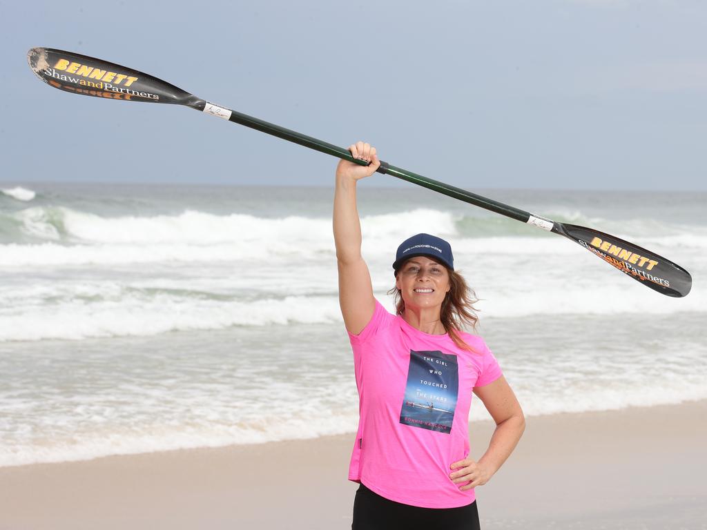 She made it … eventually. Bonnie Hancock is now ready to share her story. Picture Glenn Hampson