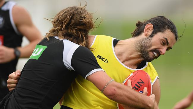 Brodie Grundy has been in hot form all year. Pic: Getty Images