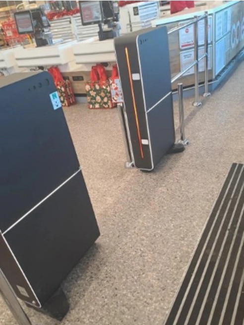 Coles has rolled out the new Smart Gates. Source: Reddit