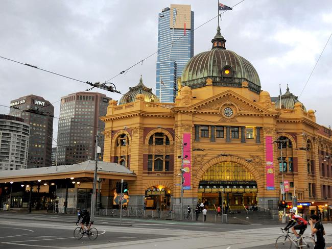 Flinders St station was allegedly one of the major targets of a 2016 Islamic State-inspired terror plot. Picture: AFP