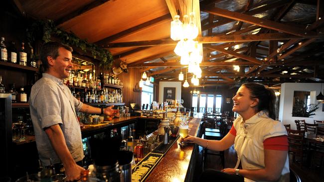 Inside Lester and Earl bar and grill. Picture: John Gass