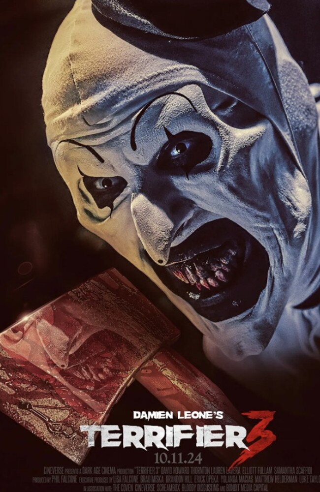 Terrifier 3 hits cinemas in Australia October 10.