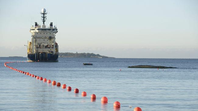 The C-Lion1 submarine telecommunications cable connects Central European telecommunications networks to Finland and other Nordic countries. Picture; AFP.