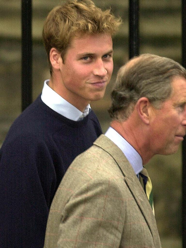 A 19-year-old William in 2001. Picture: AP Photo/Adam Butler