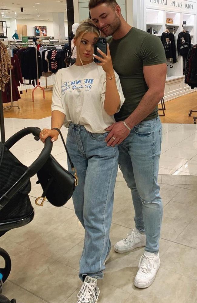 Andre Zachary Rebelo, who has a child with model Gracie Piscopo, has been charged with murdering his mother in May 2020 to gain money from life insurance policies he took out against her a week before she died. Picture: Instagram