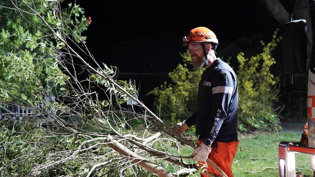 Severe weather warnings are in place across much of the southeast. Picture: NSW SES