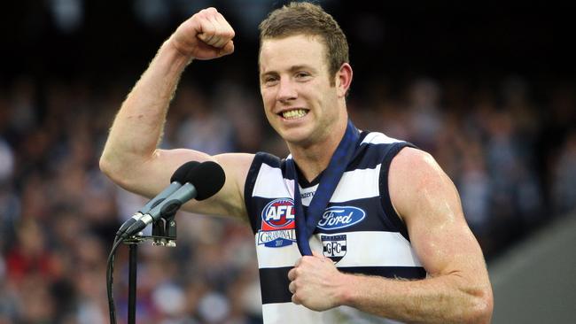 “My name’s Norm”: Stevie J won the Norm Smith Medal at the 2007 Grand Final.