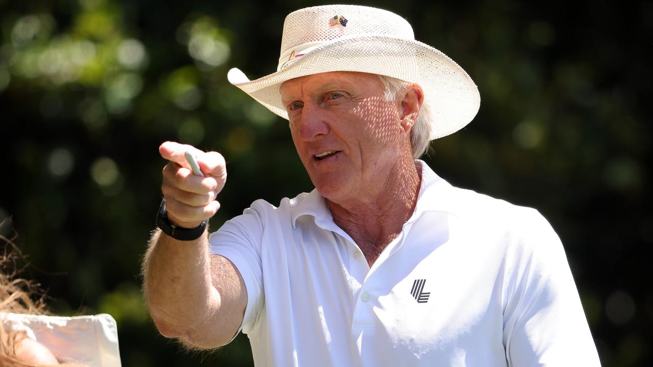 Greg Norman says he’s perfectly fine with being replaced as LIV Golf chief executive. Picture: Jamie Squire/Getty Images