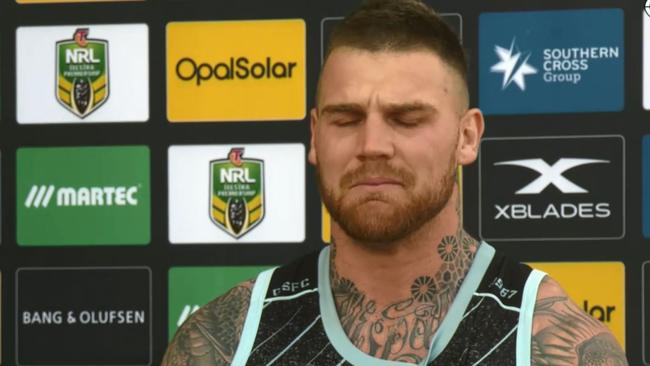 Dugan could contain his frustration or his emotions. (Fox Sports)