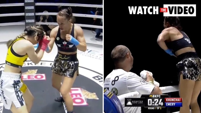 Tai Emery Celebrates Stunning Ko Victory By Flashing Crowd Daily Telegraph 