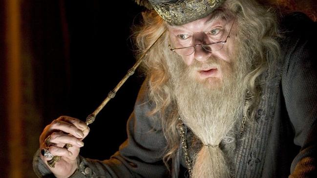 Dumbledore from Harry Potter fame sported a serious beard.