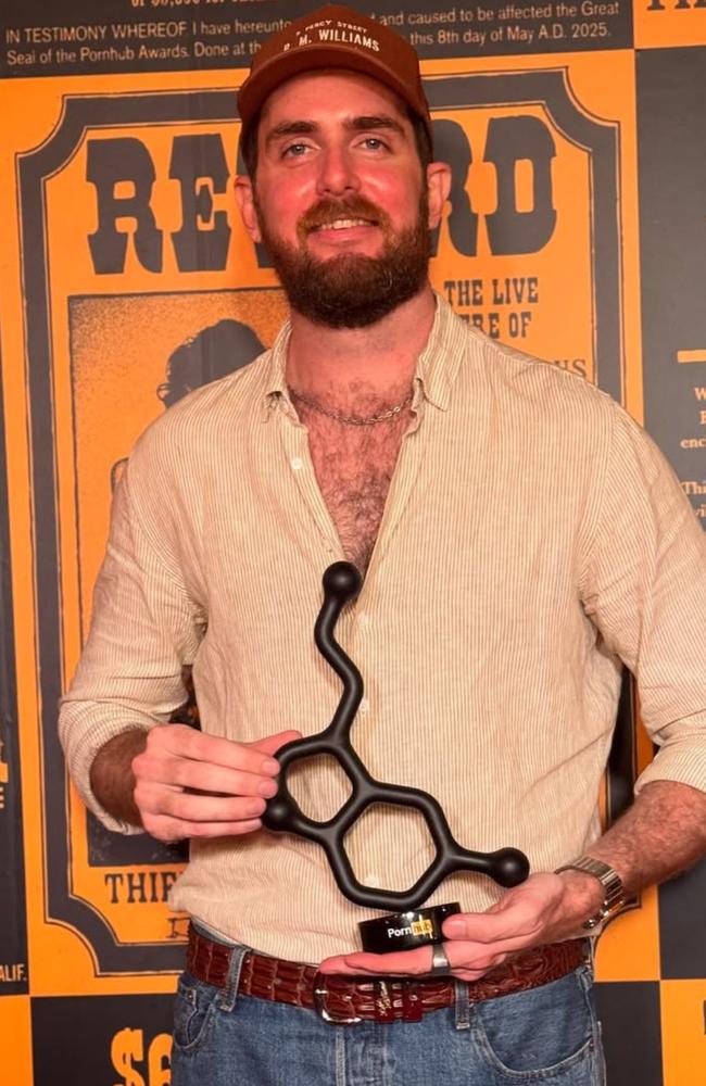 Girthmasterr, an Australian adult content creator, took home the coveted award of the best penis on the internet. Picture: Instagram/@girthmasterr