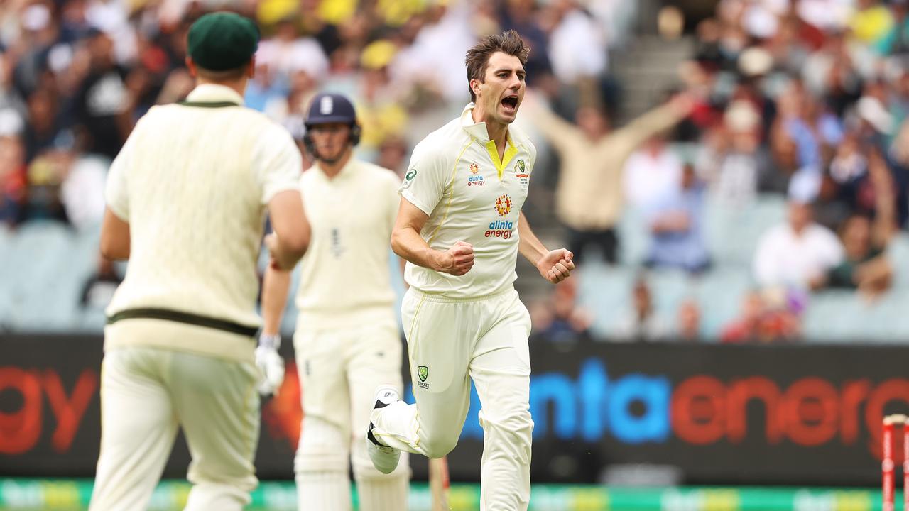 Pat Cummins set the tone for Australian on Boxing Day. (Photo by Robert Cianflone/Getty Images)