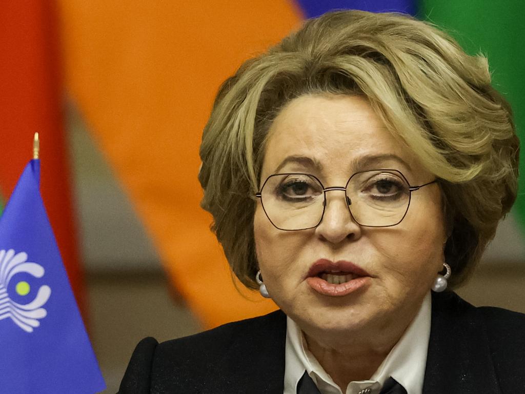 Russian Federation Council Chairwoman (Speaker) Valentina Matviyenko.