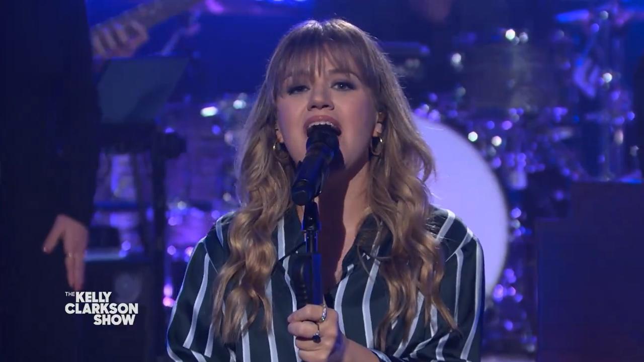 Kelly Clarkson performed an Australian anthem during her latest Kellyoake segment. Picture from X.