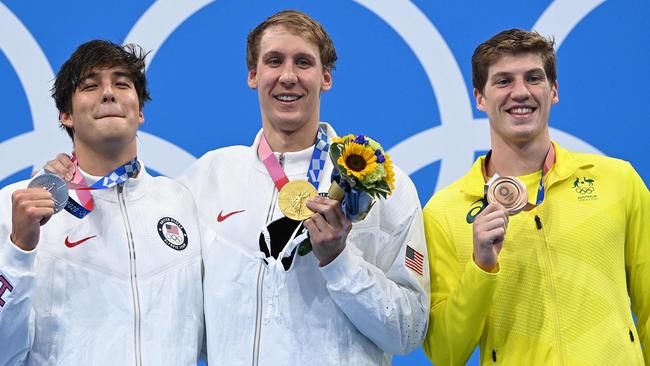 The US cleaned up the first two places but the Aussie was delighted with bronze.