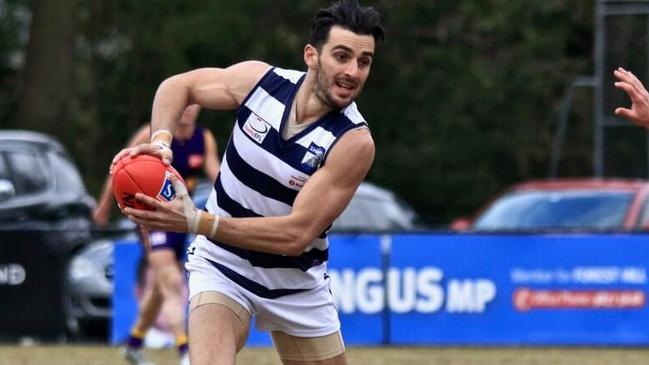 Chris Annakis captained the club for seven years and has featured in 11 teams of the year. Picture: Davis Harrigan