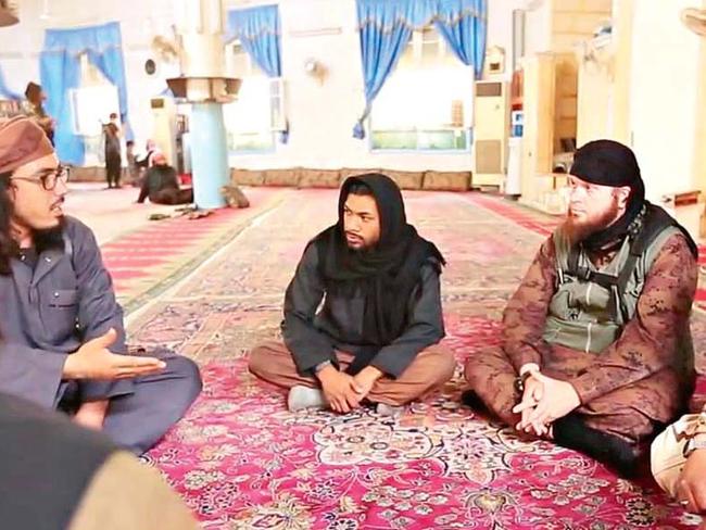 Neil Prakash in ISIS propaganda video. Picture:  Supplied