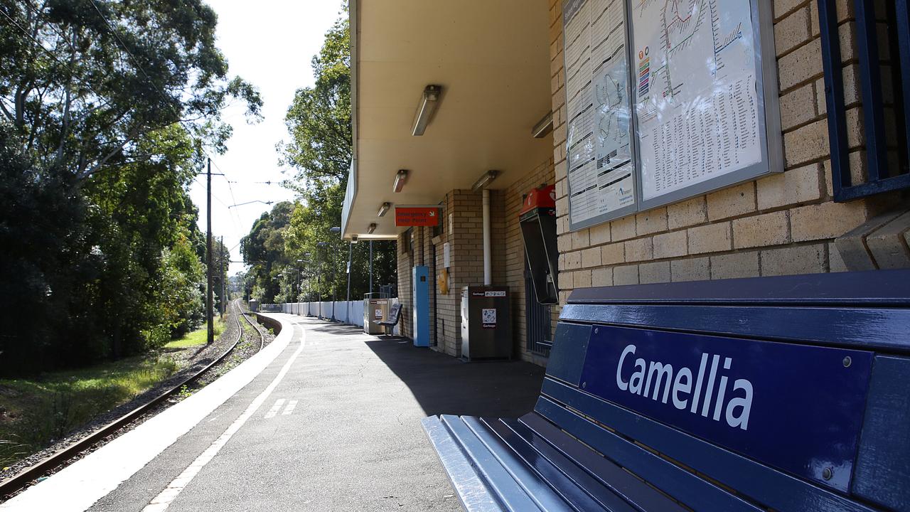 OK, it’s hardly Central station but Camellia station is a thing. Picture: AAP Image/Carmela Roche.