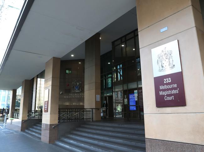 The charges were formally struck out at the Melbourne Magistrates’ Court. Picture: David Crosling