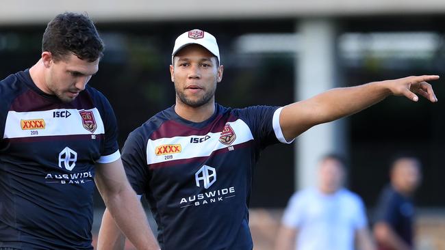 Moses Mbye formed a relationship with Kevin Walters through Origin. Picture: Adam Head