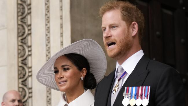 It is unclear if Prince Harry and his wife Meghan, both of whom are believed to be invited to attend, will travel to the coronation. Picture: Getty