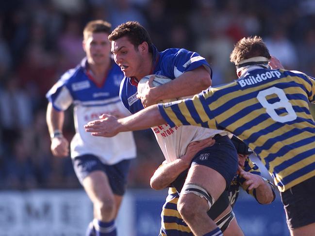 Eastwood legend Scott Fava in action at TG Millner. Picture: Brett Costello