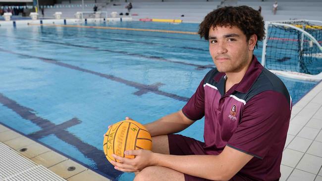 Matt Bonser has been selected in Australian Youth/Cadet water polo squad. Picture: Patrick Woods.