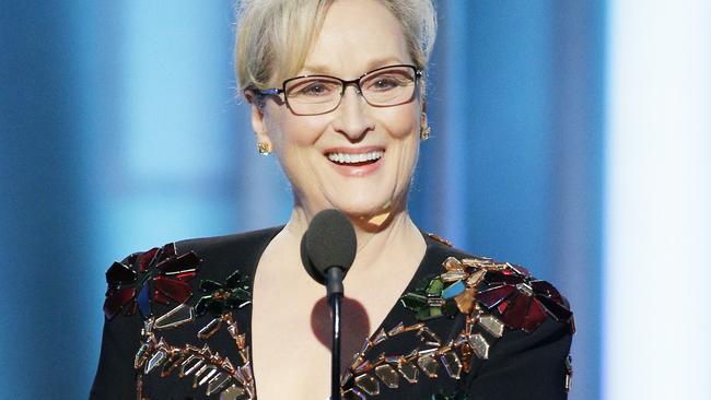 Meryl Streep loves to have a dig at the President. Pic: Getty Images