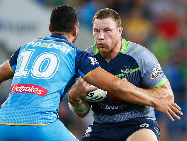 Raiders prop Shannon Boyd is Canberra’s best chance of a Blues call-up. Picture: Getty Images