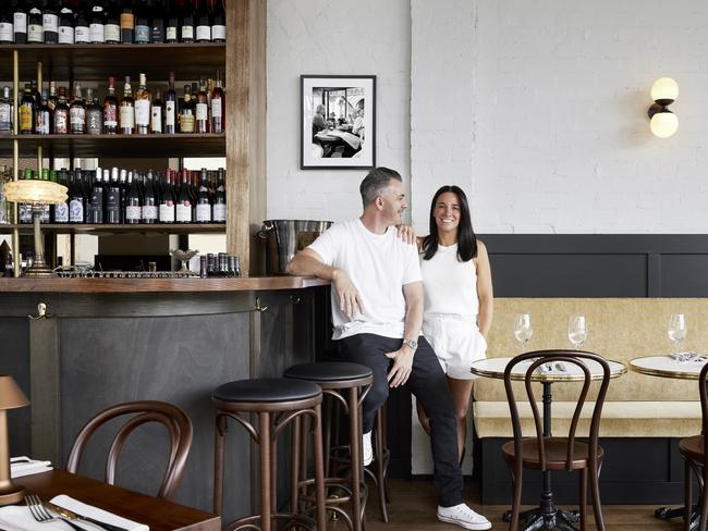 St Germain Wine Bar’s Aurelien Bagou and Belinda Alexander.