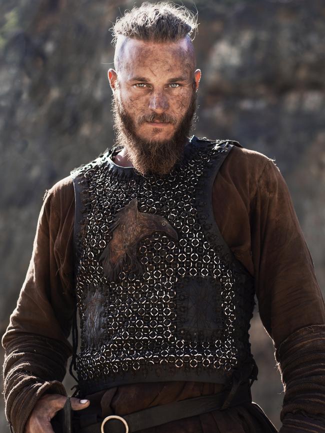 Travis Fimmel as Ragnar Lothbrok in Vikings.